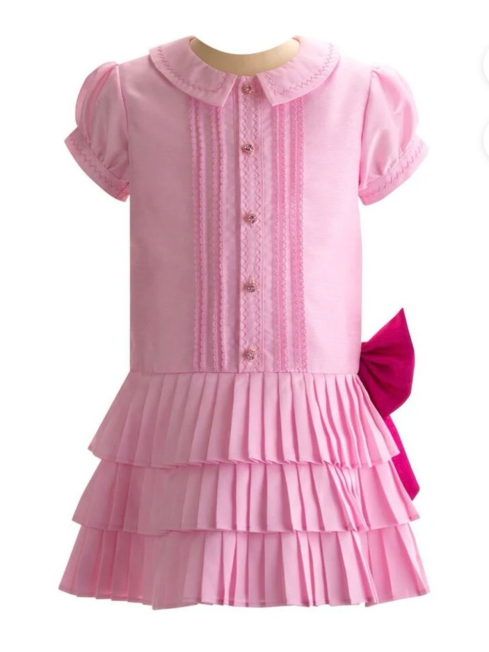 ELOISE DROPPED-WAIST COUTURE DRESS 3T